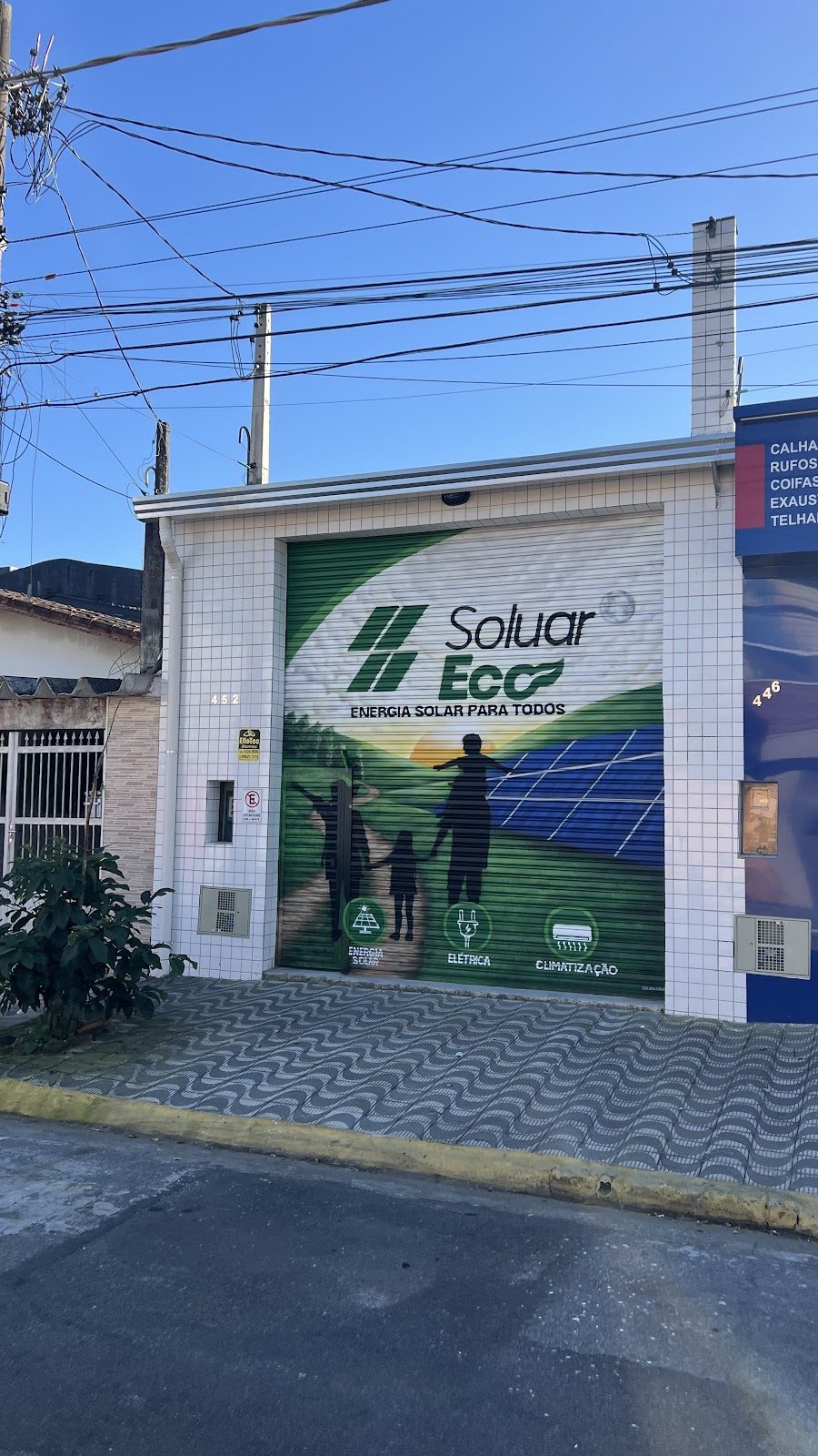 Fachada da loja Soluar Eco